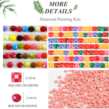 5D DIY Plné Námestie Kolo Živice Diamond Obraz 