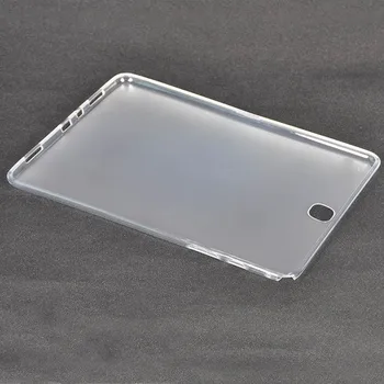 TPU puzdro Pre Samsung Galaxy Tab 9,7 palcový SM-T550 T555 Transparentné ShockProof Tablet Mäkké Zadný Kryt Ochranný plášť Nárazníka