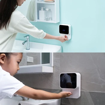 Xiao Mydla Stenu LED Obrazovka na Umývanie Rúk Automatické Indukčné Pena Infračervené Smart Hand Sanitizer Stroj 280ml
