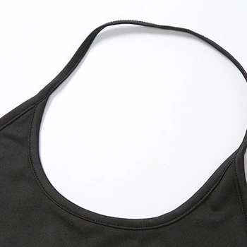 Ženy Sexy 2 ks Dlhý Rukáv Plodín Top Čierne plavky s uväzovaním za Košieľka Harajuku Zebry Pruhy Tlačené, Priehľadnej Sieťoviny Slim T-Shirt