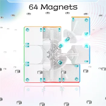 Nové GAN 11 M DUO Magnetický Magic Speed Kocka Stickerless GAN11M Duo Magnety Puzzle Kocky GAN11 M Duo Vzdelávacie Hračky Pre Deti,