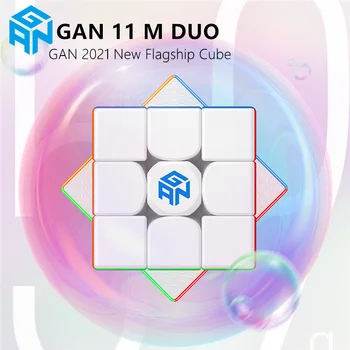 Nové GAN 11 M DUO Magnetický Magic Speed Kocka Stickerless GAN11M Duo Magnety Puzzle Kocky GAN11 M Duo Vzdelávacie Hračky Pre Deti,