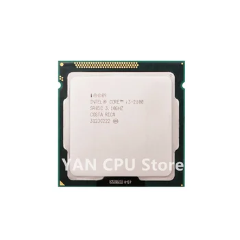 Intel Core i3-2100 i3 2100 Processor 3M Cache, 3.1 GHz LGA 1155 65W Ploche CPU na správne Desktop Procesor