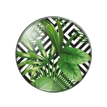 Nová Tropická Zelená Listová vysadiť Kvety 10pcs zmiešané 12 mm/18 mm/20 mm/25 mm Kolo foto sklo cabochon demo ploché späť, Takže zistenia
