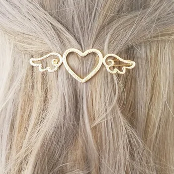 2019 Ženy Zlato Strieborná Farba Vlasov Šperky Príslušenstvo Lásky Amor Krídla Sponky Do Vlasov Pre Ženy Pre Ženy