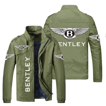 Na jar a na jeseň nové boutique pánske sako, logo značky sveter na zips bunda, high-end golier mužov slim bunda na motocykel
