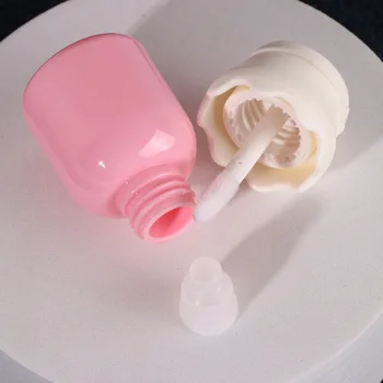 Nové 8ML Mini Mlieko Fľaše Lip Glaze Trubka Priehľadná Fľaša Lesk na Pery Trubice Plastové Lesk na Pery Kozmetické Balenia Kontajner