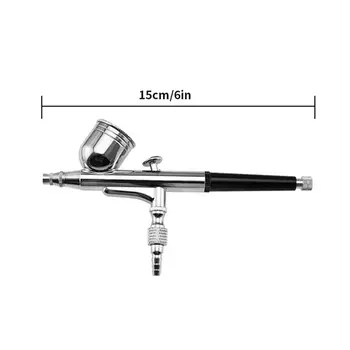 Duálna striekacie pištole 0.2/0.3/0.5 mm Airbrush Kit Set pre Umelecké Remeslá Model, Telo, Nechty