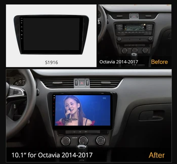 Ownice K7 Android 10.0 Auto Multimediálne Rádia pre Škoda Octavia - 2017 Video prehrávača 6 G+128G Rýchle Nabíjanie Koaxiálny HDMI 4G LTE
