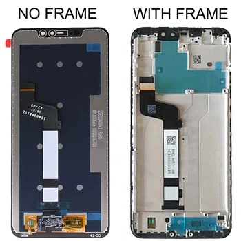 Nová pre Xiao Redmi Poznámka 6 Pro LCD Displej s Rámom Dotykový Displej Digitalizátorom. LCD Redmi Note6 Pro Montáž Opravy Dielov