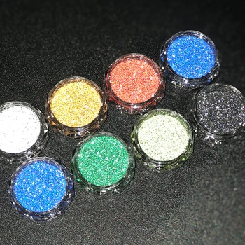 1Box Reflexná na Nechty, Glitter Prášok Lesklé Prachu Svietiť V Tme Pre Bar Disco Šumivé Pigment Fluorescenčné Nail Art Dekorácie