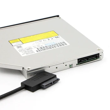 3 Typy USB 2.0 Mini Sata II 7+6 13Pin Adaptér Converter Kábel Pre Prenosné DVD/CD-ROM Tenká Jednotky Na Sklade