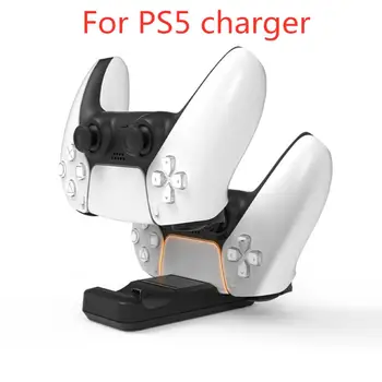 Pre PS5 Dvojaký Zmysel Nabíjací Dock Nabíjací Stojan Pre PlayStation 5 Herný ovládač Pre PS5 Gamepad Duálny Nabíjačka Pre PS5 Nabíjačky