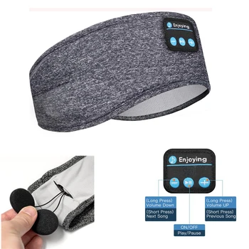 Dropshipping Spánku Slúchadlá Bluetooth5.0 Mäkké Elastické Pohodlné Bezdrôtové Hudobné Slúchadlá Očná Maska pre Cvičenie so Systémom Jogy