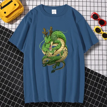 2021 Kurama Zábavné Tlač T Shirt Mens Vintage Nadrozmerné T Košele Lete Anime Ležérne Oblečenie S-XXXL Voľné Oblečenie pre Mužov