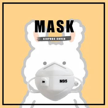 Maska model Roztomilý Kreslený Silikónová Slúchadlá do uší pre Prípad Airpods1 2 pro Nabíjačku box tpu Ochranný Kryt pre Apple Airpods Príslušenstvo