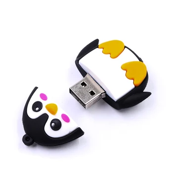 USB flash disk 64 GB pendrive128gb cartoon sova pero disk 32gb memory stick mini počítač darček roztomilý fox usb flash disk c