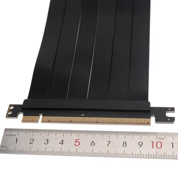 Vysoká Rýchlosť PC Grafickej Karty PCI Express Konektor Kábla Stúpačky Karty PCI-E X16 3.0 Flexibilný Kábel Predlžovací Adaptér ETHERNET RTX3060