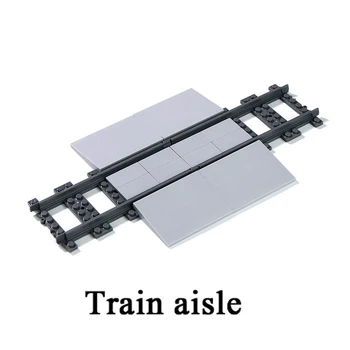 Mestské Vlaky Train Track Železničnej Tehly Model Hračka, Mäkké Track& Cruved& rovno Pre Deti Darček Kompatibilné Všetkých Značiek Železničnej