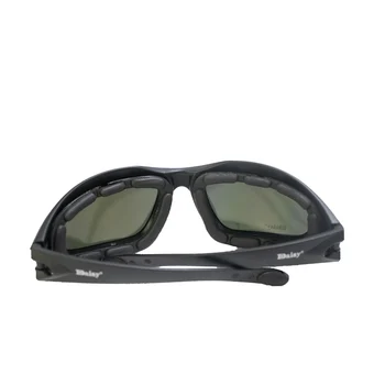 Gafas Daisy Streľba Taktické Polarizované Okuliare UV400 Ochrana Vojenských Púšti Armády Mužov Airsoft Lov Okuliare 4 Objektív
