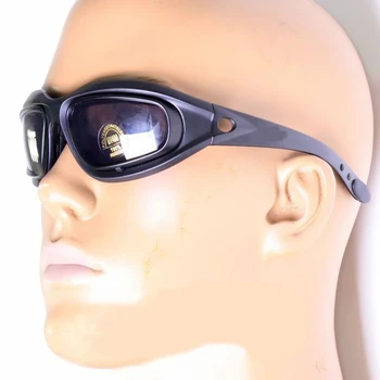 Gafas Daisy Streľba Taktické Polarizované Okuliare UV400 Ochrana Vojenských Púšti Armády Mužov Airsoft Lov Okuliare 4 Objektív