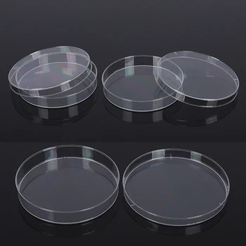 10Pcs Polystyrénu Sterilnej Petriho misiek Baktérie Kultúry Jedlo Pre Laboratórium Lekárskej Biologické Vedecké Laboratórium Dodávky