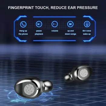 TWS Bluetooth Stereo Slúchadlá pravda F9 mini Slúchadlá Bezdrôtové Sport In-ear Vodotesné Slúchadlá Touch Slúchadlá Prenosné Nabíjania