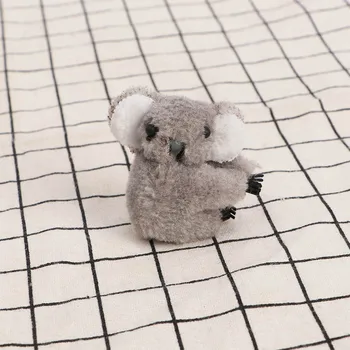 IN Cartoon 3D Plyšové Koala Vlásenky Vlasy Klip Roztomilý Zvierat Banán Klip Fotografie Vlasové Doplnky pre Deti