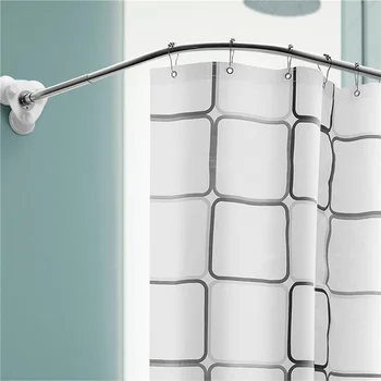 Sprchový Záves Vysoko Kvalitné 3D Vodotesný Pre Kúpeľňa Životného prostredia Wc Dvere Moderné Anti-Plesne, Umývateľný Čierna Biela Kontrolovať