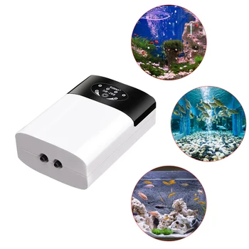 ABS Akvárium Prenosné Prevzdušňovanie Kyslíka Čerpadla Ryby Nádrž Akvárium Tichý USB Kompresor Rýb, Vodné domáce zvieratá