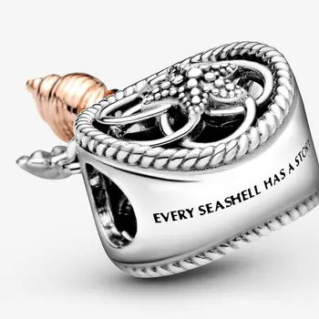 2020 Lete Nové S925 Šterlingov Strieborné Guľôčky Openwork Seashell Dreamcatcher Charms fit Pôvodné Pandora Náramky Ženy DIY Šperky