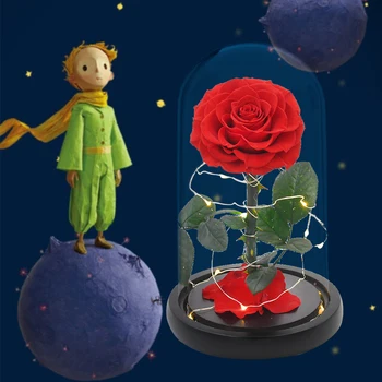 2020 Nové Večný Kvet Kráska a Zviera Blue Demon Ji Večný Kvet Valentína, Deň matiek, Vianočný Darček k Narodeninám