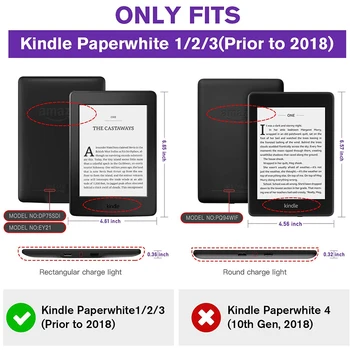 Kindle Paperwhite puzdro pre Kindle Paperwhite 7./6./5. Generácie (2012/2013//2017 Vydania)- Múdrejší Stojan HandStrip