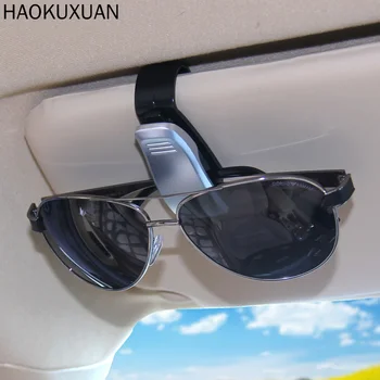 Univerzálny Auto Auto Slnečná Clona Okuliare Slnečné Okuliare Box Klip Karty Vstupenky Upevnenia Pero Prípade