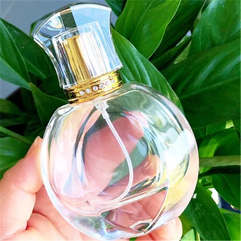 50ml Parfum Crystal Prázdne Sprej Nové Kolo Šesťhranné Krištáľové Sklo v Spreji 10pcs/veľa