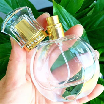 50ml Parfum Crystal Prázdne Sprej Nové Kolo Šesťhranné Krištáľové Sklo v Spreji 10pcs/veľa