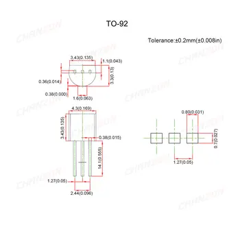 10Pcs 78L33-92 Tri-Napätie na svorkách Regulátor Bipolárny Tranzistor Križovatke BJT Trubice Fets Integrované Obvody
