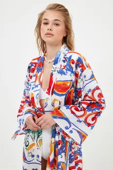 Trendyol Mozaika Kimono & Kaftan TBESS21KM0100