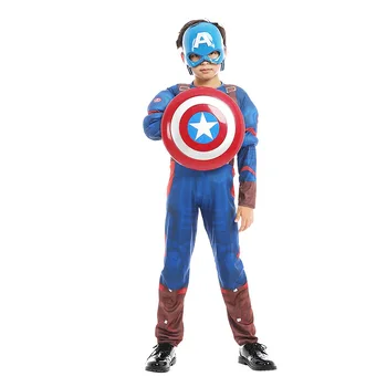 Kapitán Americkej Svalov Kostýmy S Štít, Rukavice Cosplay Oblečenie Nastaviť Super Hrdina Halloween Zdobiť Hračky Pre Deti je Dar