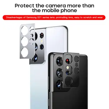 Hliníkové Objektív Fotoaparátu Na Film Pre Samsung Galaxy Note 20 Ultra S20 Plus S20 Fotoaparát Chránič Objektív Tvrdeného Skla Pre S21 Ultra S21