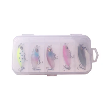 5 ks Plávajúce Mini Minnow Návnady, Rybárske Ťažké Nástrahy 2,8 g 35mm Swimbaits Crankbaits s Výšok Háčiky Ťažké, Umelé Návnady