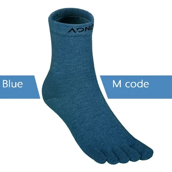 AONIJIE 1Pair Športové Ponožky Päť Prsty Dlhé Trubice Ponožky Priedušná Ideálny pre Naboso Bežecká Maratón
