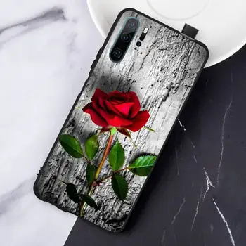 Red Rose krásne Kvety, luxusné trend Telefón Prípade capa Pre Huawei honor Mate S 10 20 30 40 Pro 10i 9 10 20 8 x Lite