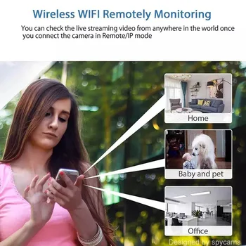 Mini WiFi, Kamera, Bezdrôtové Video Rekordér HD 1080P Bluetooth Diaľkové Ovládanie Pre Fotoaparát espion WiFi spy Cam IP Vnútorné Zabezpečenia