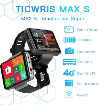 Ticwris Max S 4G Android Smart Hodinky Pre Mužov 2.4