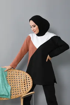 Športové Dvojité Moslimských Nastaviť Moslimských Módne Dvojité Hidžáb Vyhovovali Mladých Moslimských Módne Moslimských Žien Športové Oblečenie 2021 Móda