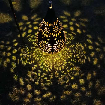 Slnečné Svetlo Svietidla LED Záhradné Osvetlenie, Kovová Lampa Nepremokavé Osvetlenie Strany Kovové Záhradné Nepremokavé Krajiny pre Vonkajšie Dekor