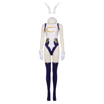 Anime Boku Č Môj hrdina Akademického Miruko Cosplay Kostým Dievča Bunny Kombinézu Remienky Sexy Jumpsuit Halloween Karneval Oblek