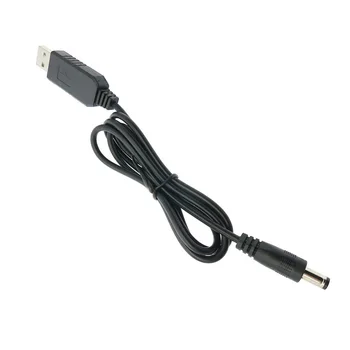 USB power boost line DC 5V, aby DC 5V / 9V / 12V Krok Modul USB Konvertor Kábel Adaptéra 2.1x5.5mm Konektor aokin