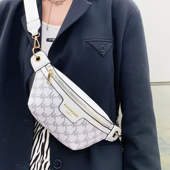 Autor biely pás taška pre ženy, luxusné fanny pack kórejský hrudníka taška bum móda, peniaze, kabelky crossbody srdce taška peňaženky